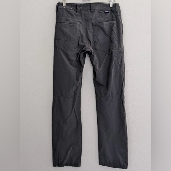 Men’s 32 x 32 PATAGONIA Dark Grey Lightweight Packable Hiking Pants - Picture 2 of 5